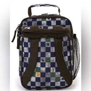 NWT Kids Checkered lunch box with smiley Print